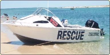 Rescue Boat in Calm Water