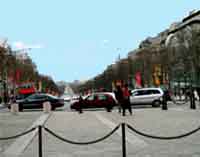 View from Arc to Concorde