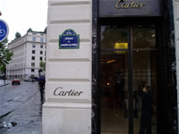Cartier shop