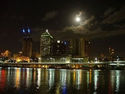 Brisbane by night
