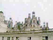 Roof line detail at Chambord