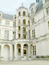 Interior wall of Chambord