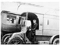 Marie with x ray truck