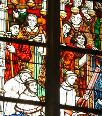 The learned men at Joan's trial.