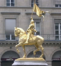 Statue of Joan in Paris.