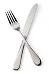knife and fork
