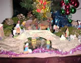 Mary and Joseph in cave
