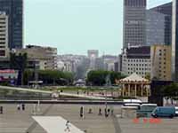 View to Arc de Triomphe