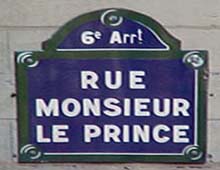 rue monsieur le prince