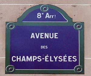 avenue des champs elysees