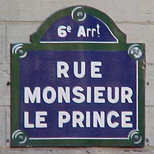 rue monsieur le prince