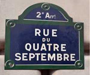rue 4 septembre
