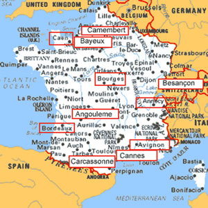 Map of France