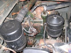 The engine before being rebuilt, the head gasket kept blowing