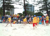 Race on the beach